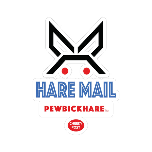 PBH: 'HARE MAIL' Sticker