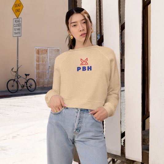 PBH: Minimalist Cropped Fleece Pullover for Women | Cozy Activewear Top
