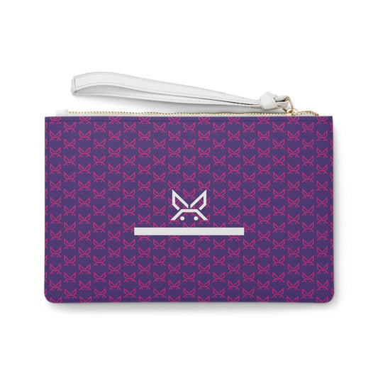 PBH Dark Purple Clutch Bag - "Love is in the Hare".