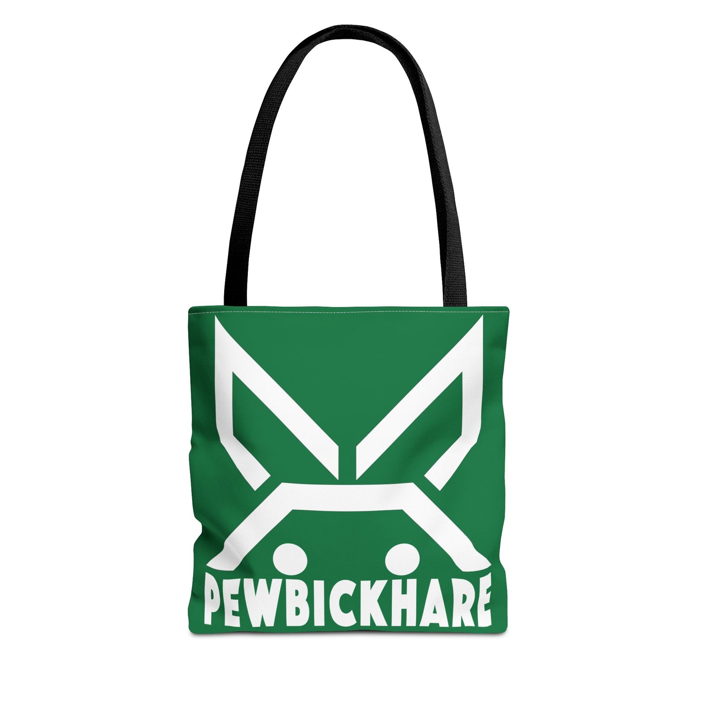 PBH 'Maxi HARE White'  Dark Green Tote Bag