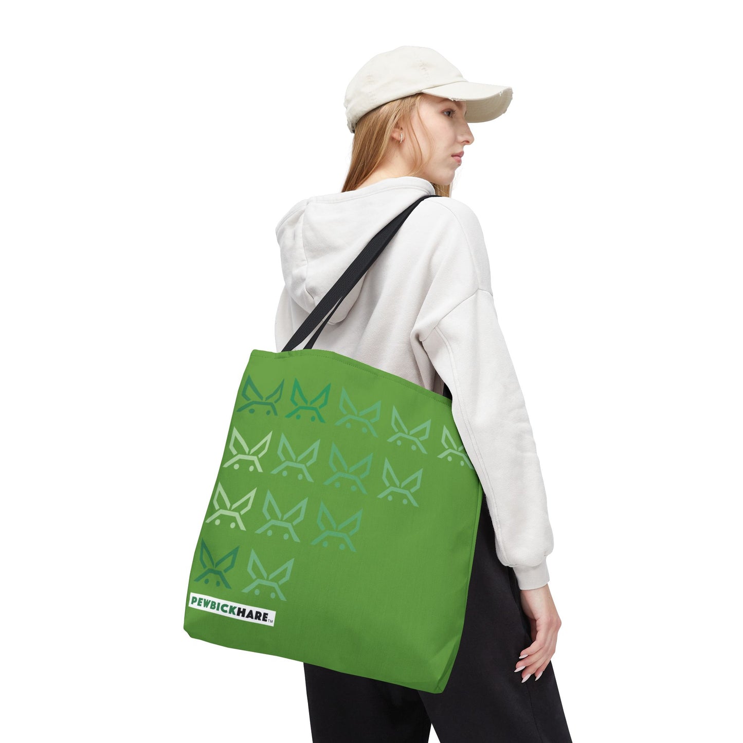 PBH 'Cascade Green on Green HARE'  Tote Bag