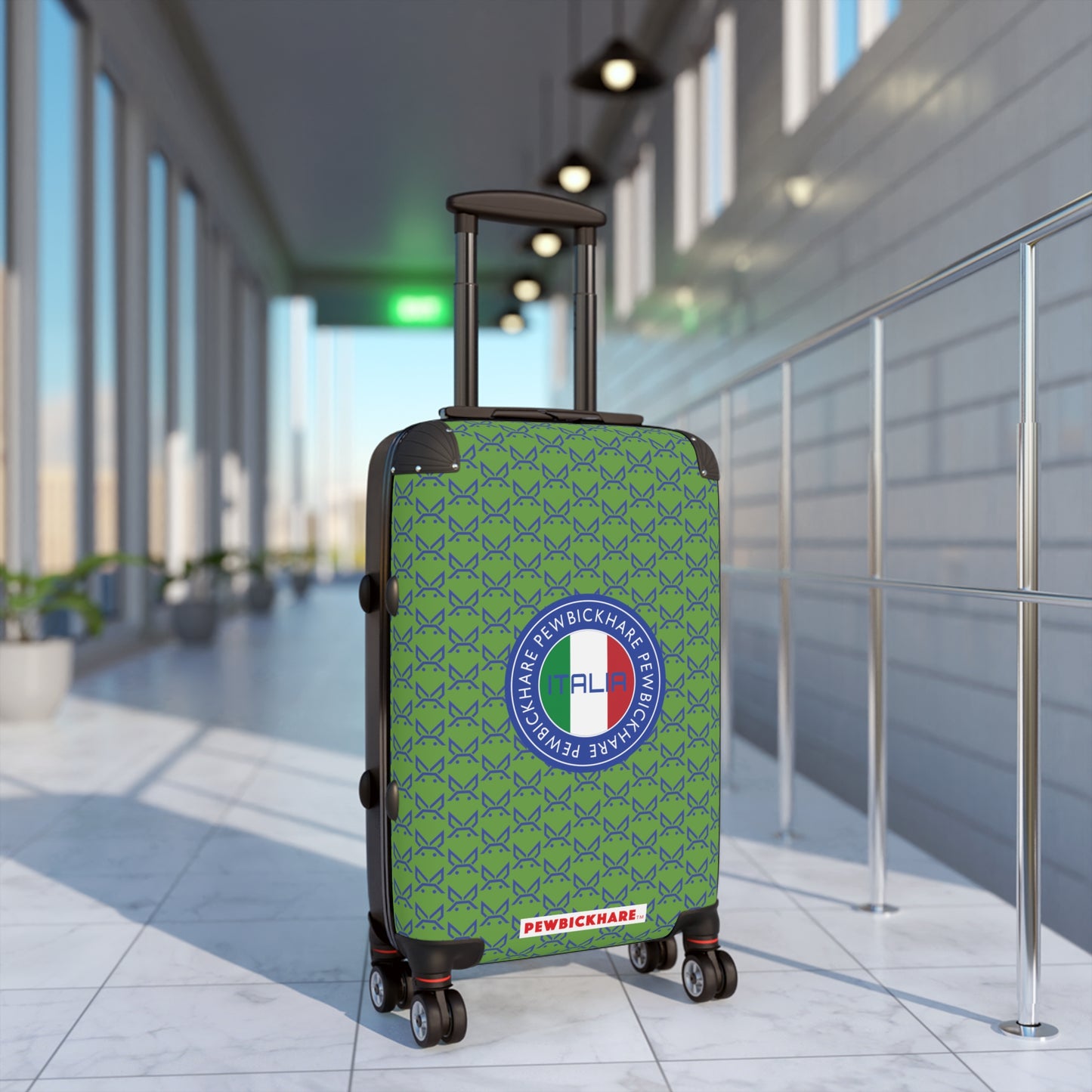 PBH - PEWBICKHARE ITALIA Design | Colorful Suitcase for Travel Lovers - Green