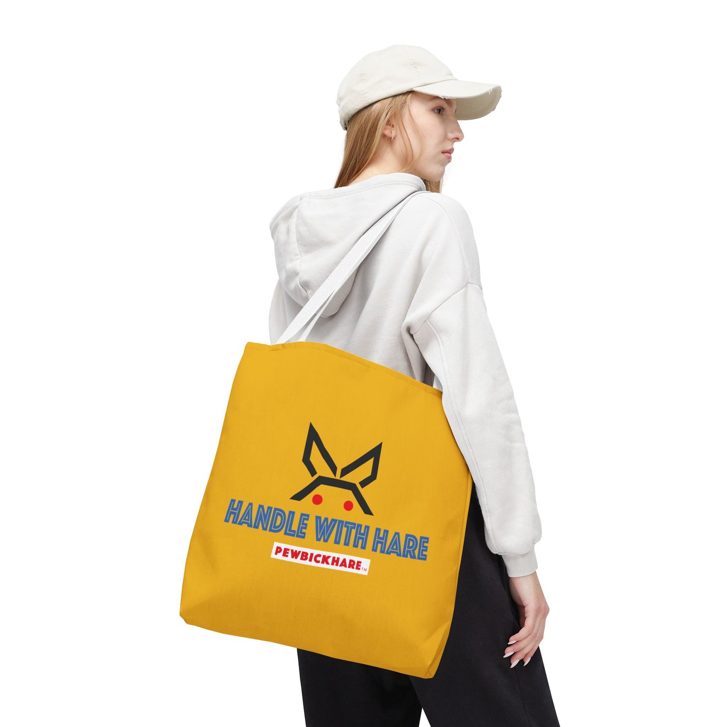 PBH 'HANDLE WITH HARE'  Tote Bag
