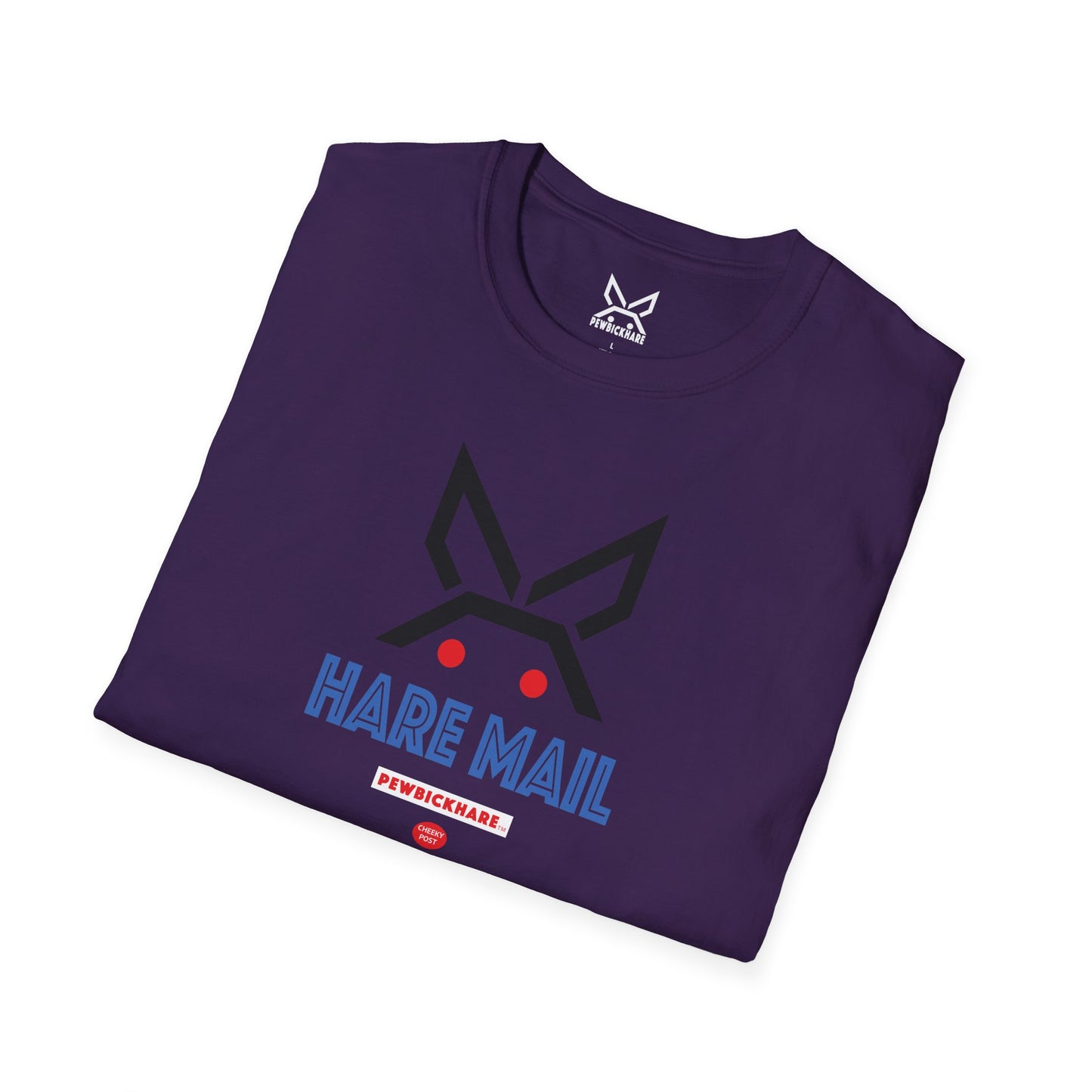 PBH "HARE MAIL" - (black edition) - Original Unisex Cotton T-shirt