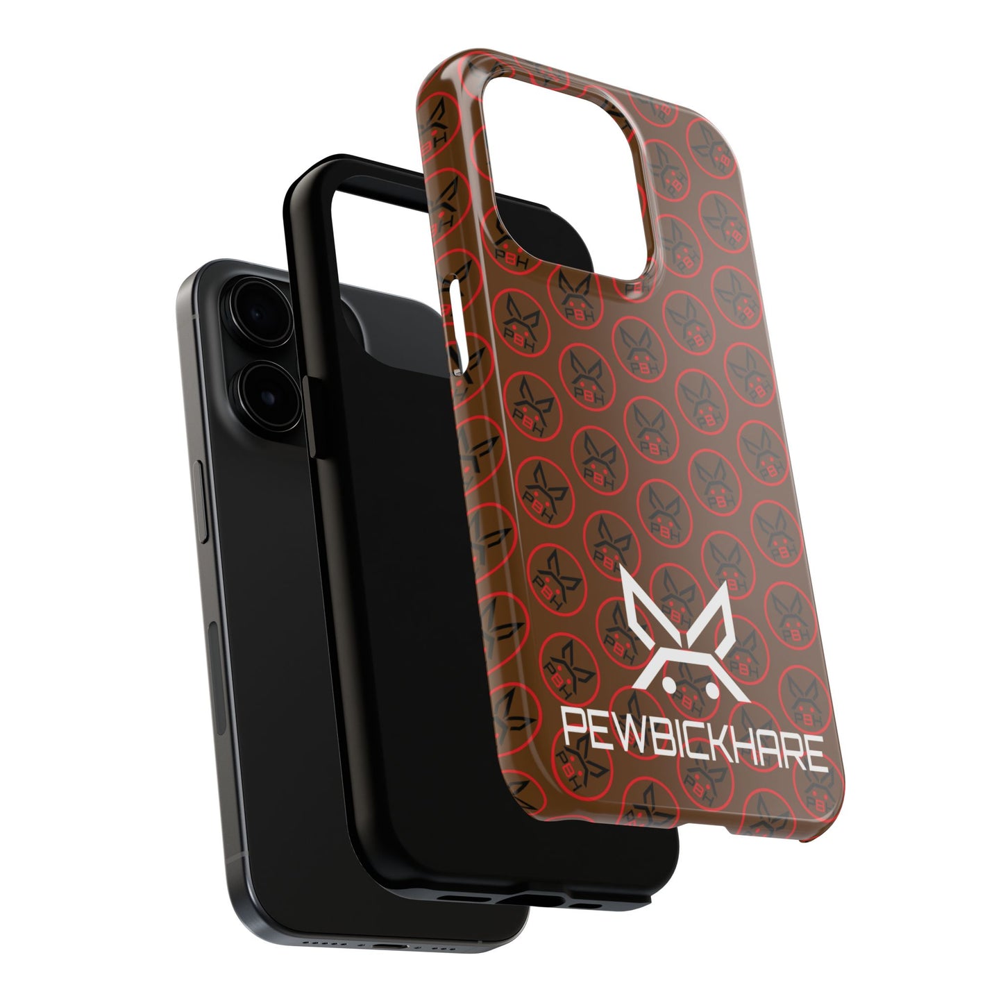 PBH Designer Phone Case - Dark Brown