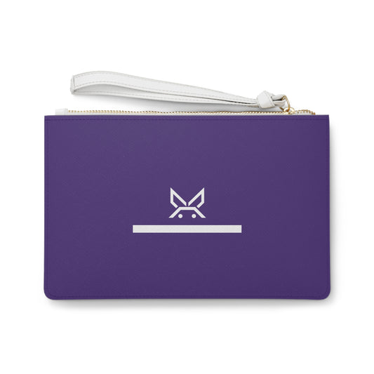 PBH Dark Purple Clutch Bag - "Handle with Hare", Perfect for travellers the world over