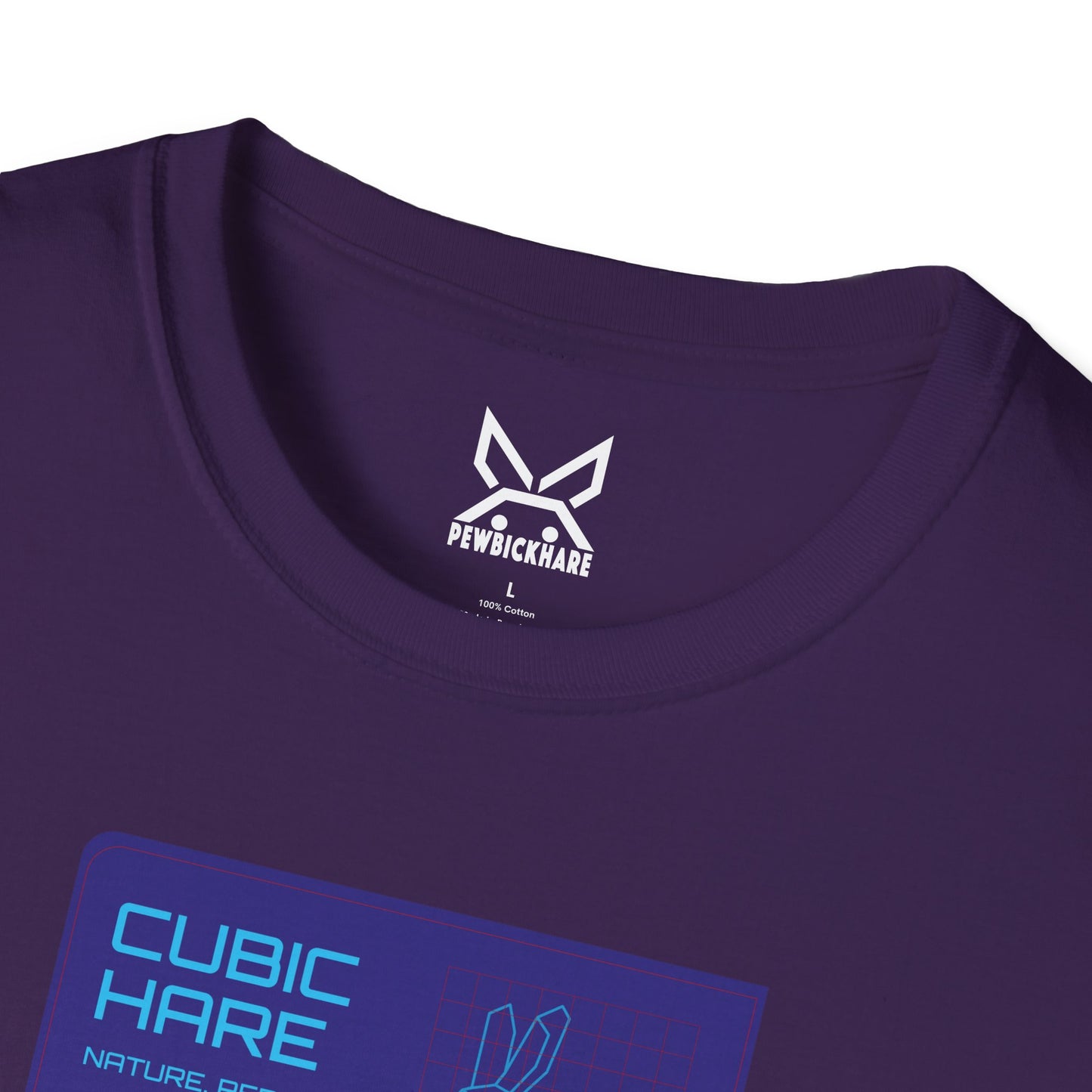 PBH "CUBIC HARE REBOOT" - Unisex Cotton T-shirt