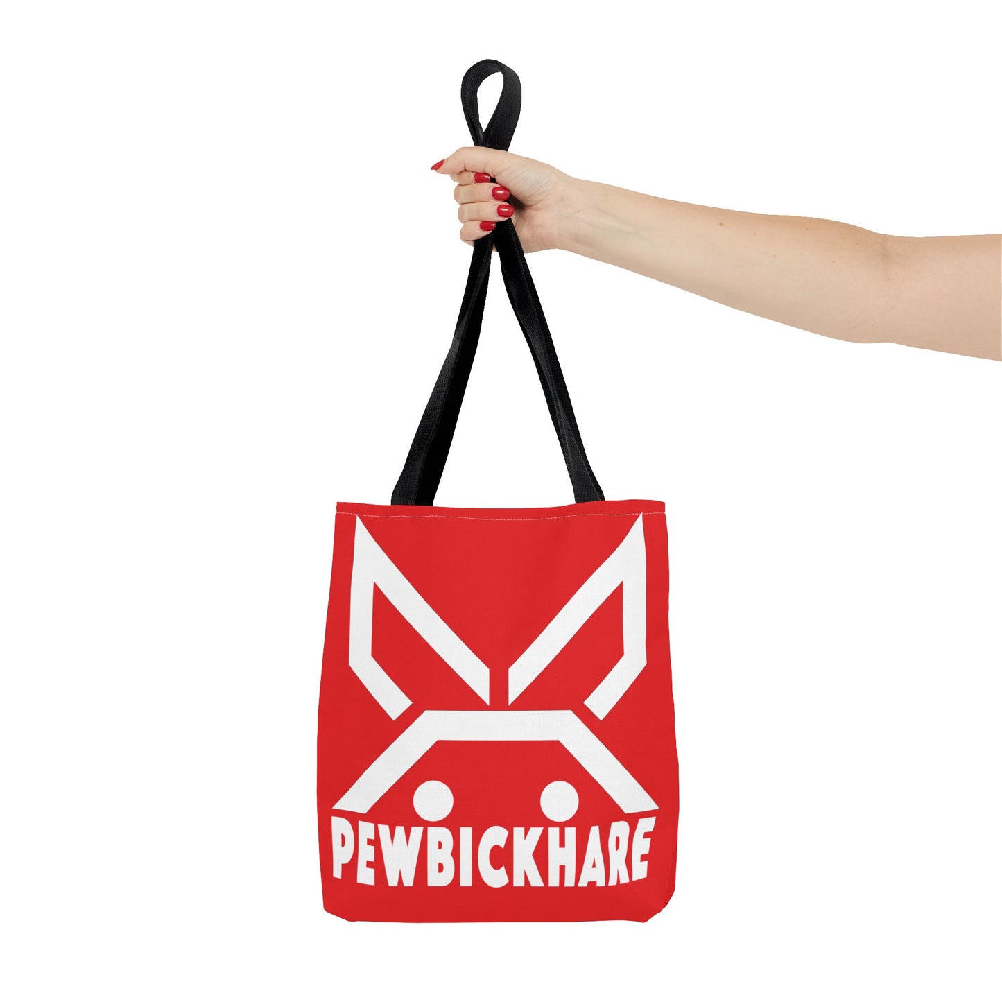 PBH 'Maxi HARE White'  Red Tote Bag
