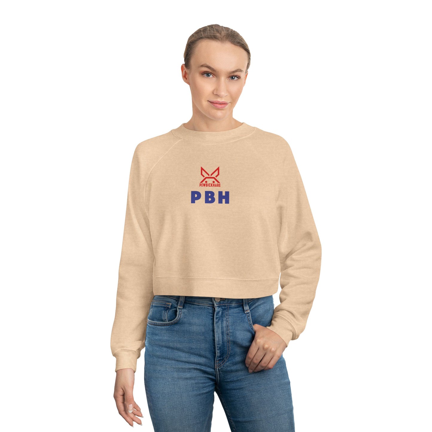 PBH: Minimalist Cropped Fleece Pullover for Women | Cozy Activewear Top