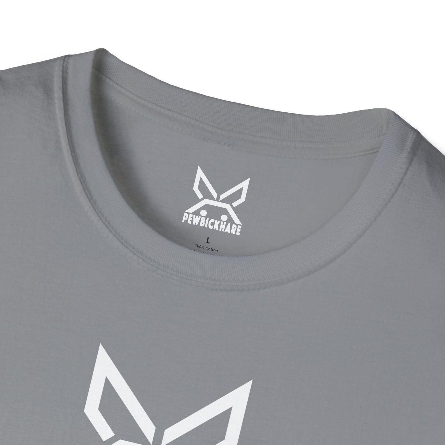 PBH "HANDLE WITH HARE" - (white edition) - Original Unisex Cotton T-shirt