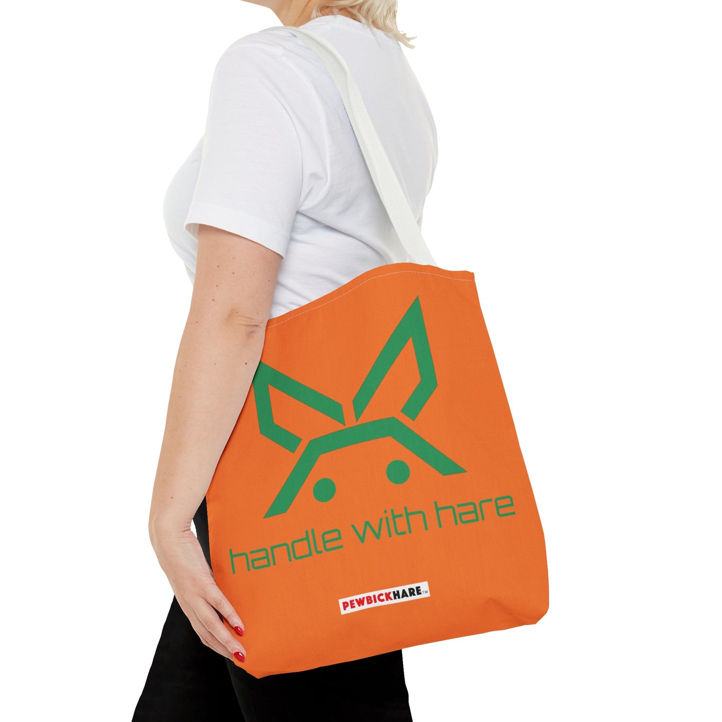 PBH 'Handle with HARE'  Orange Tote Bag