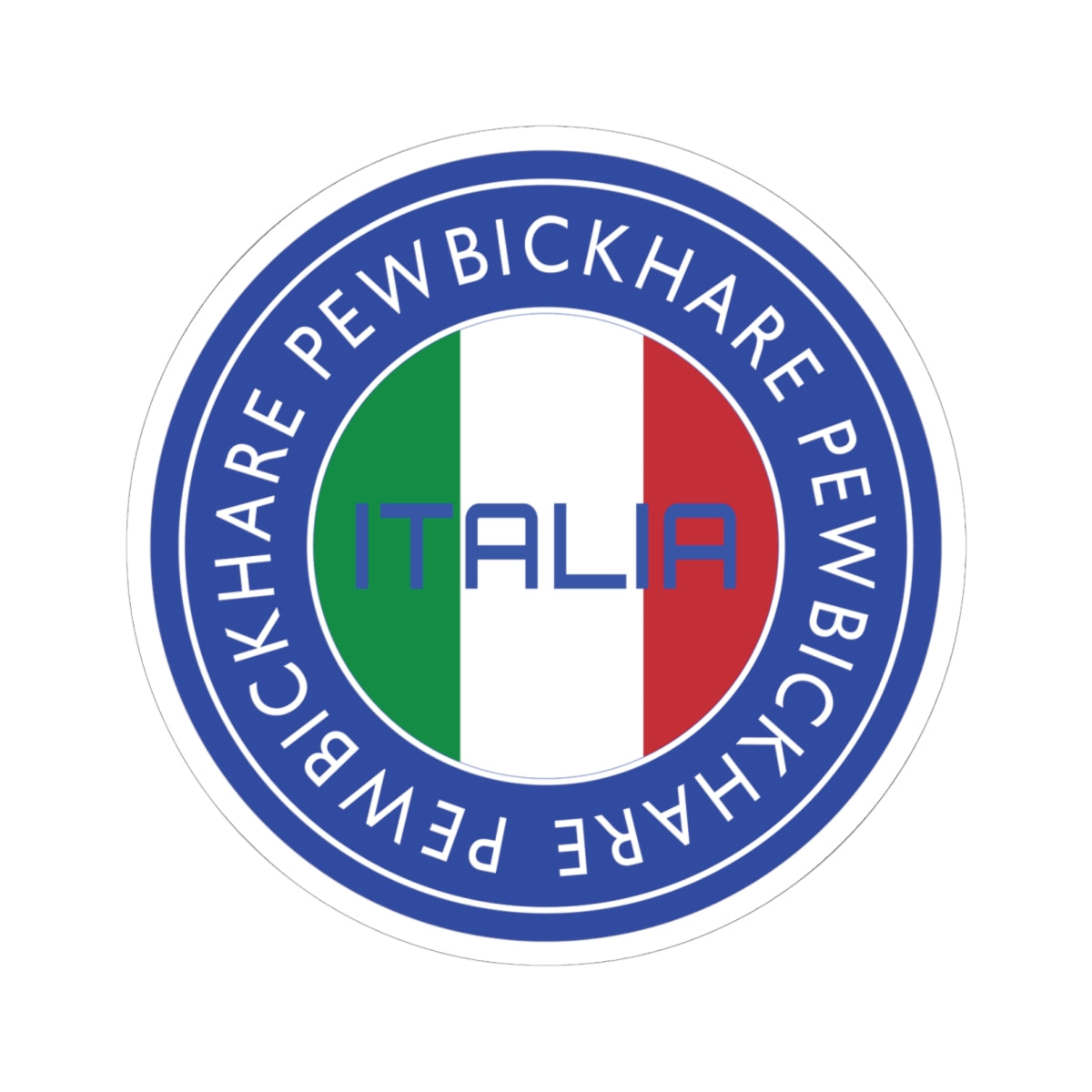 PBH: 'PEWBICKHARE ITALIA' Sticker