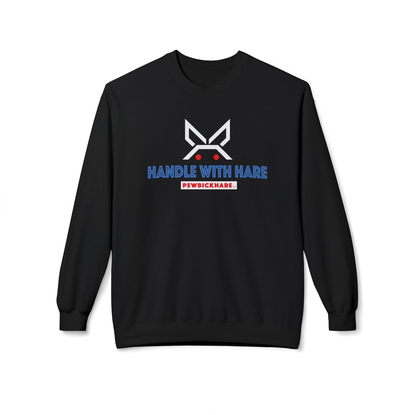 PBH: 'HANDLE WITH HARE' Crewneck Sweatshirt