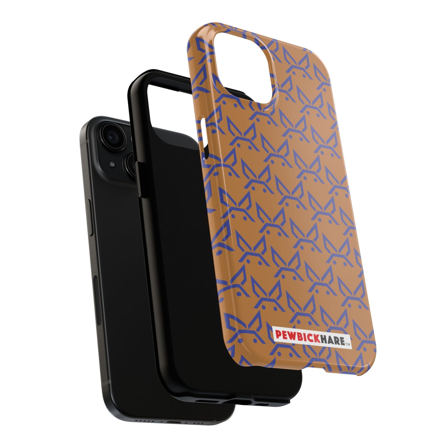 PBH Designer Phone Case - Light Brown