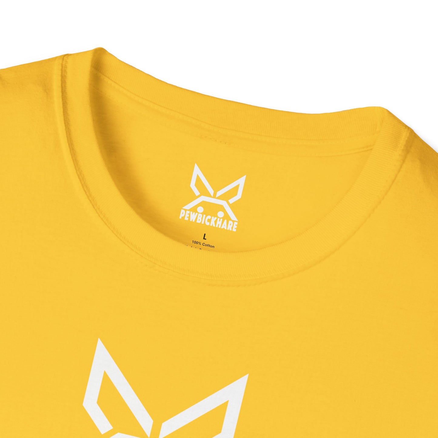 PBH "HANDLE WITH HARE" - (white edition) - Original Unisex Cotton T-shirt