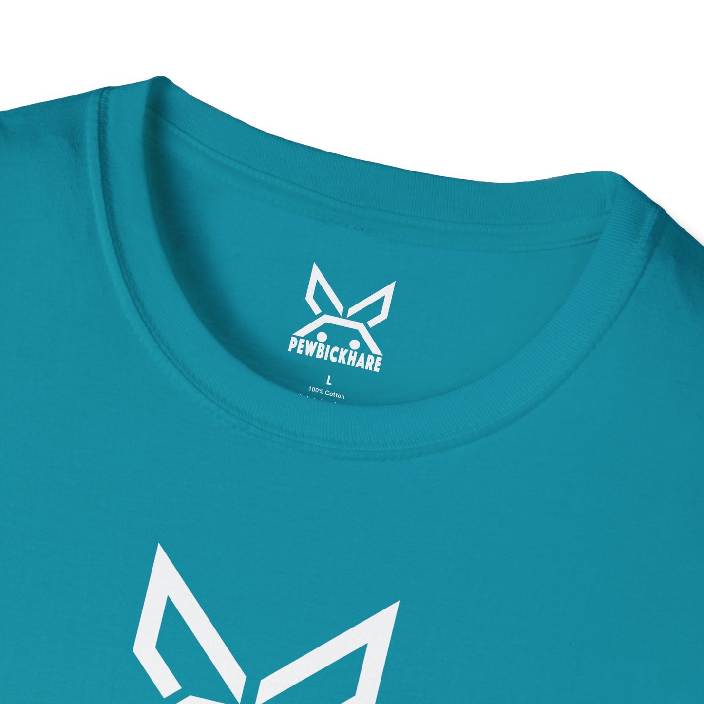 PBH "HANDLE WITH HARE" - (white edition) - Original Unisex Cotton T-shirt