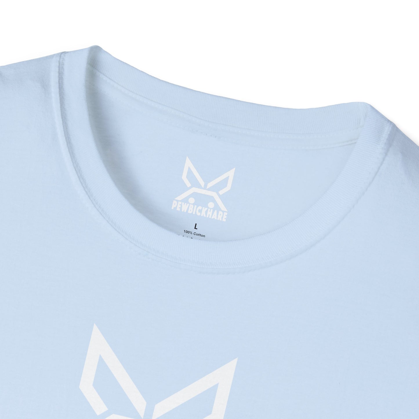 PBH "HANDLE WITH HARE" - (white edition) - Original Unisex Cotton T-shirt