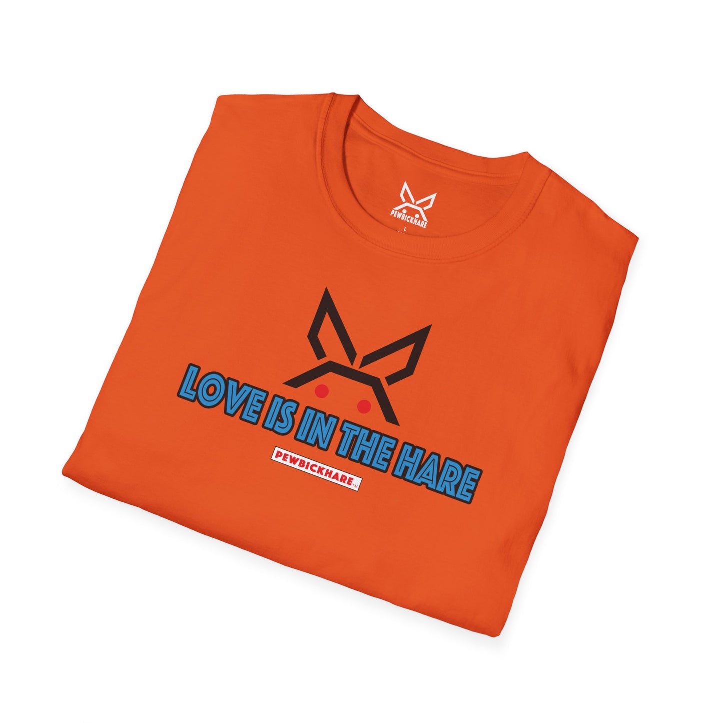 PBH "LOVE IS IN THE HARE" - (white edition) - Original Unisex Cotton T-shirt