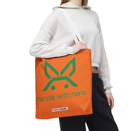 PBH 'Handle with HARE'  Orange Tote Bag