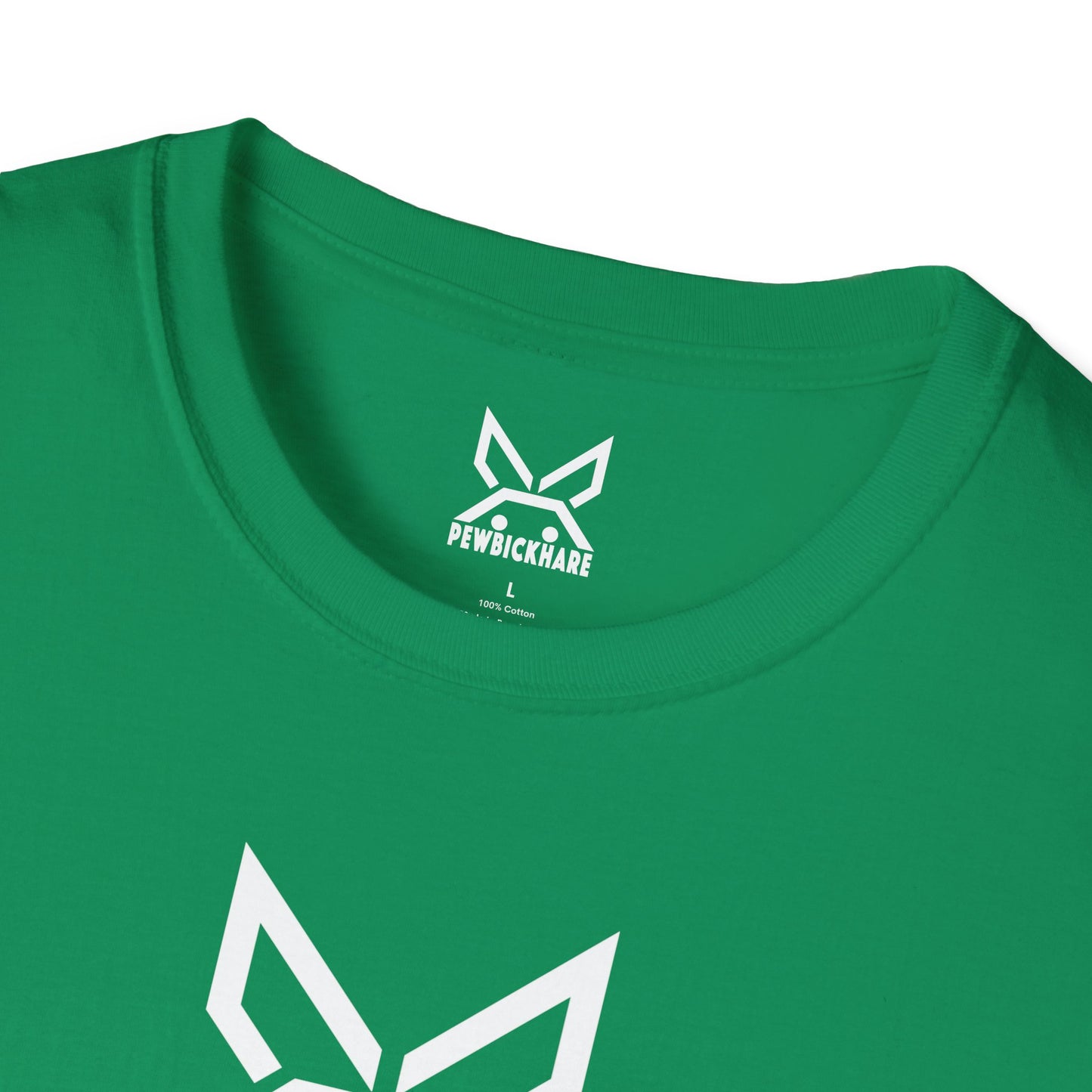 PBH "HANDLE WITH HARE" - (white edition) - Original Unisex Cotton T-shirt