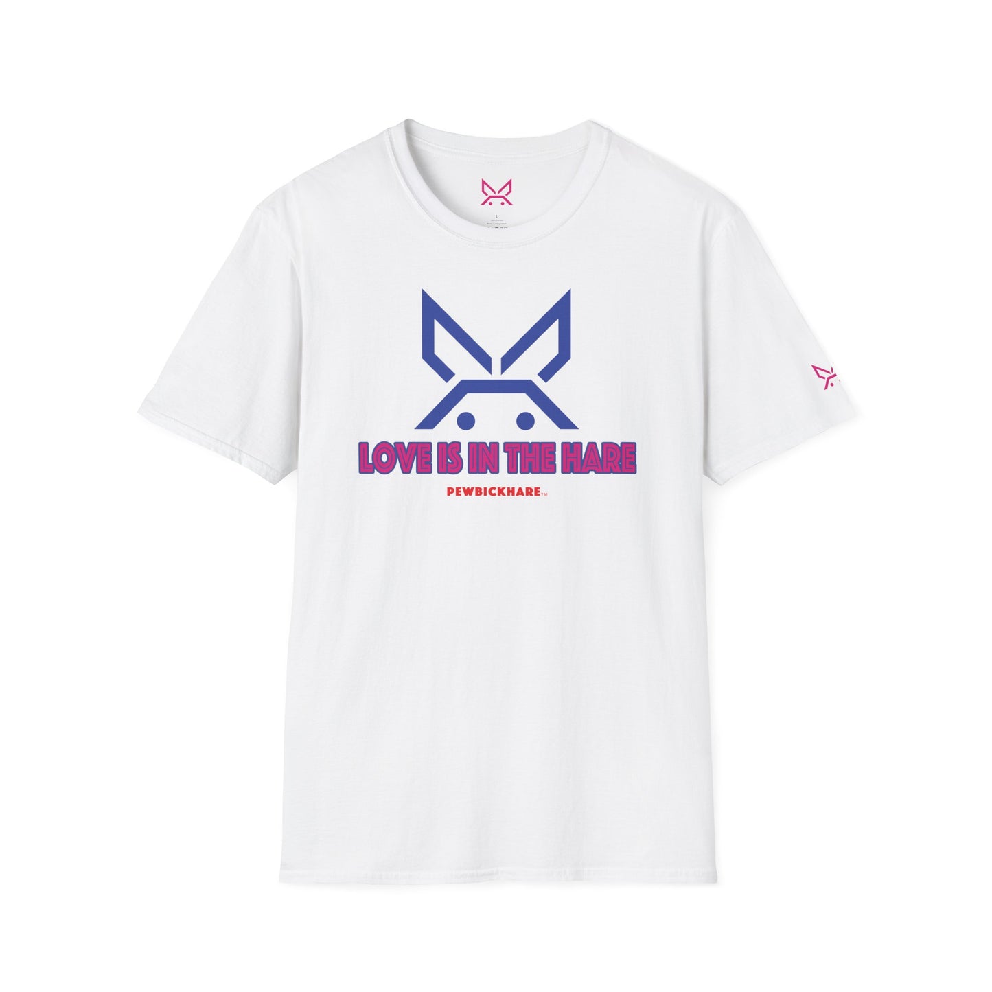 PBH "LOVE IS IN THE HARE" - (Hot Pink edition) - Original Unisex Cotton T-shirt