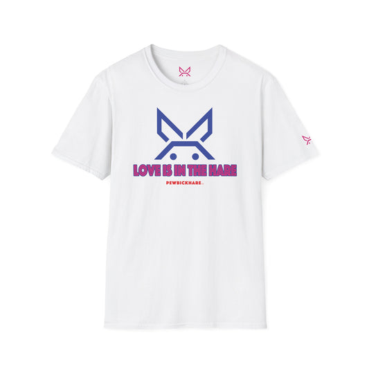 PBH "LOVE IS IN THE HARE" - (Hot Pink edition) - Original Unisex Cotton T-shirt