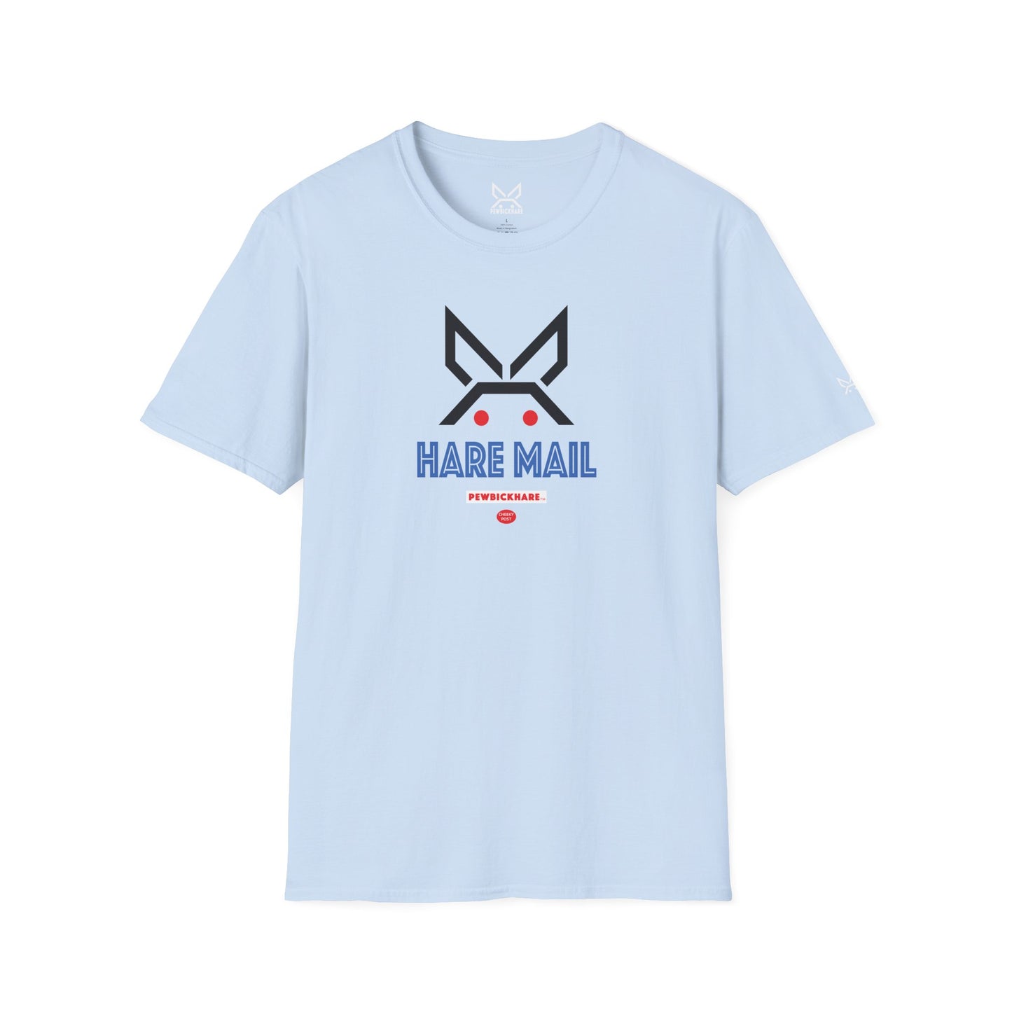 PBH "HARE MAIL" - (black edition) - Original Unisex Cotton T-shirt