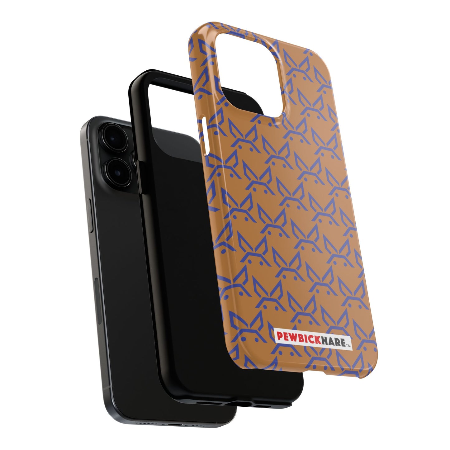 PBH Designer Phone Case - Light Brown