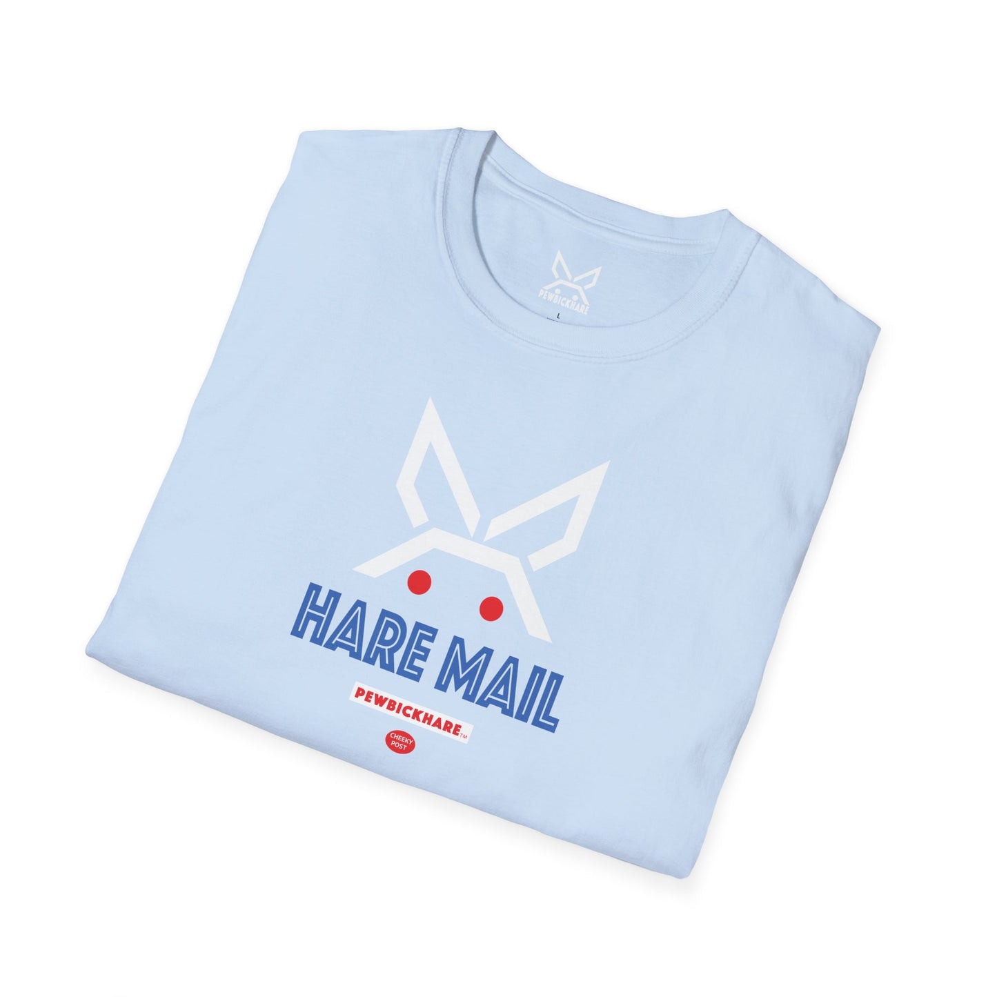 PBH "HARE MAIL" (white edition) - Unisex Cotton T-shirt