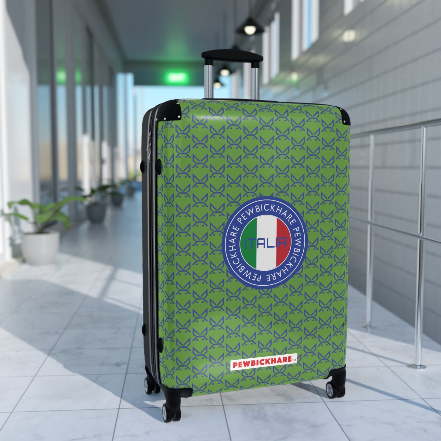 PBH - PEWBICKHARE ITALIA Design | Colorful Suitcase for Travel Lovers - Green