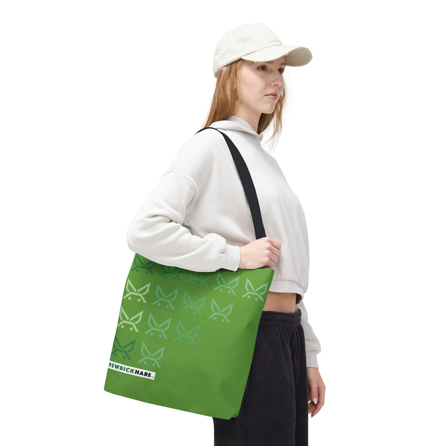 PBH 'Cascade Green on Green HARE'  Tote Bag