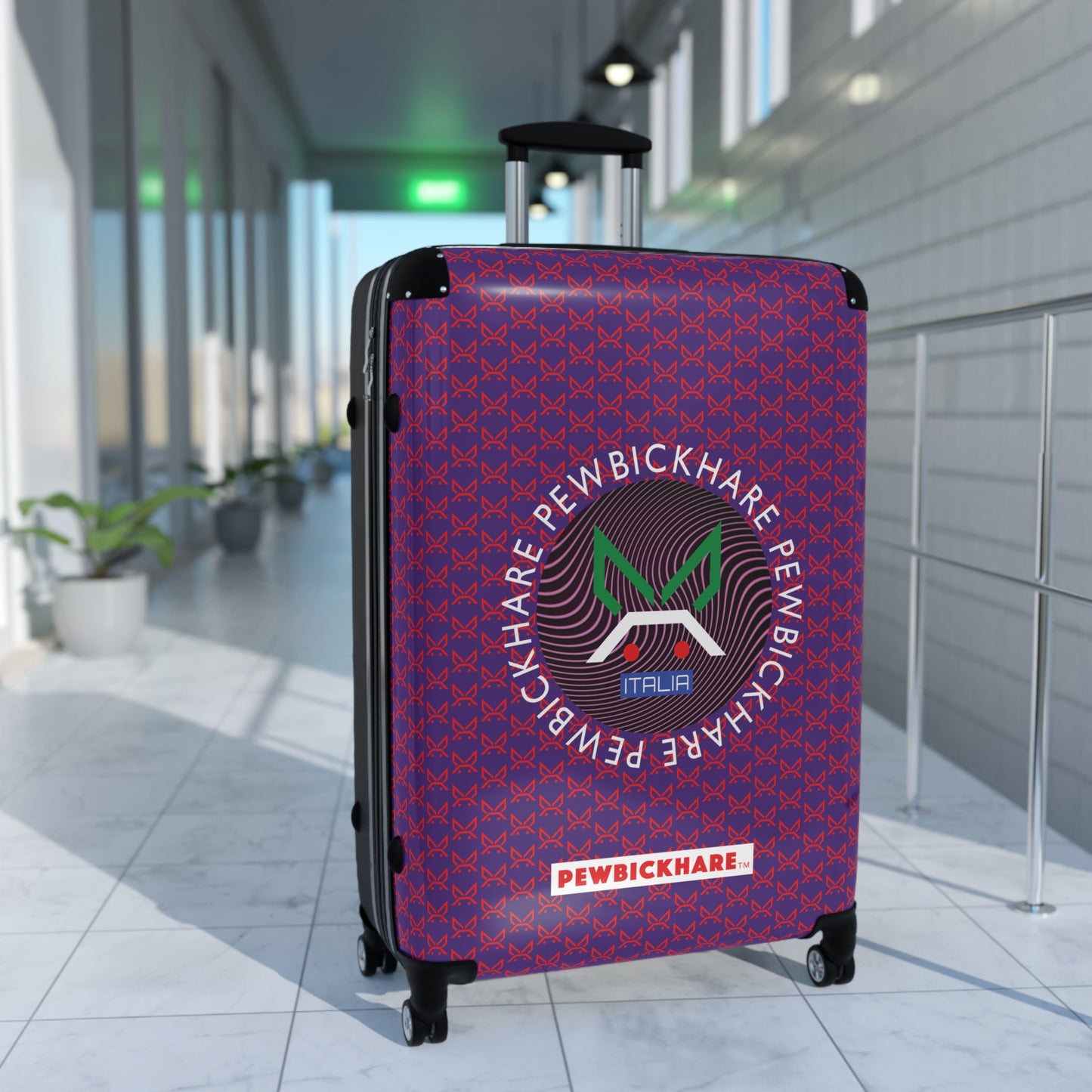 PBH - PEWBICKHARE ITALIA Design | Colorful Suitcase for Travel Lovers - PURPLE