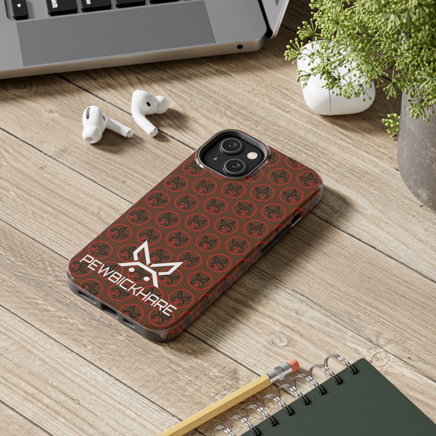 PBH Designer Phone Case - Dark Brown
