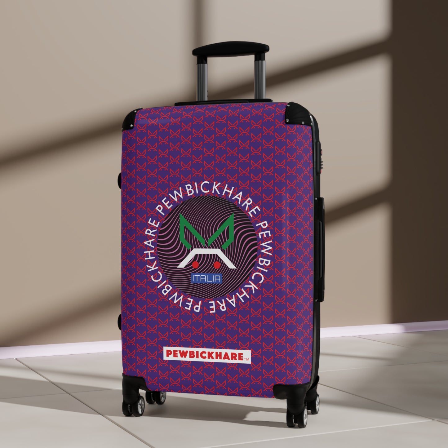 PBH - PEWBICKHARE ITALIA Design | Colorful Suitcase for Travel Lovers - PURPLE