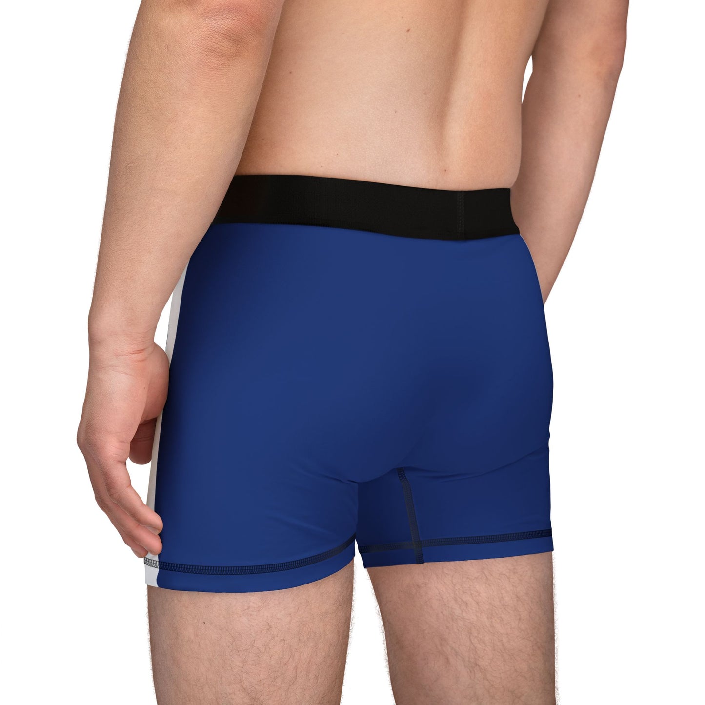 PBH "PBH UNDERWEAR - BLUE|WHITE STRIPE" Men's Boxer Briefs
