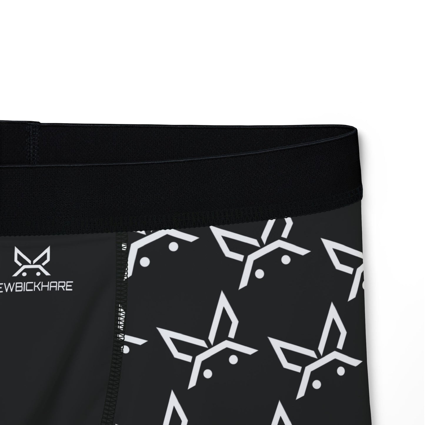 PBH "PEWBICKHARE UNDERWEAR - BLACK|WHITE PATTERN" Men's Boxer Briefs