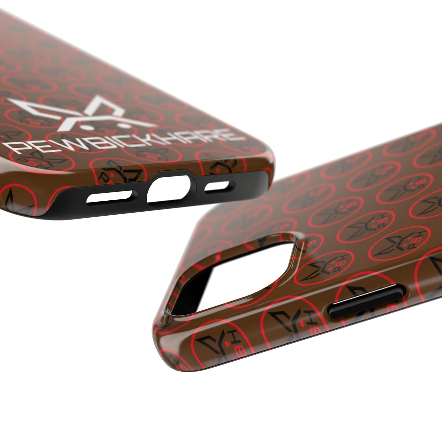 PBH Designer Phone Case - Dark Brown