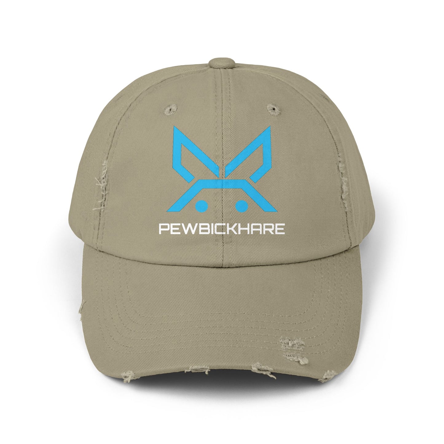 PBH - Distressed Cap - TURQUOISE / WHITE Embroidery