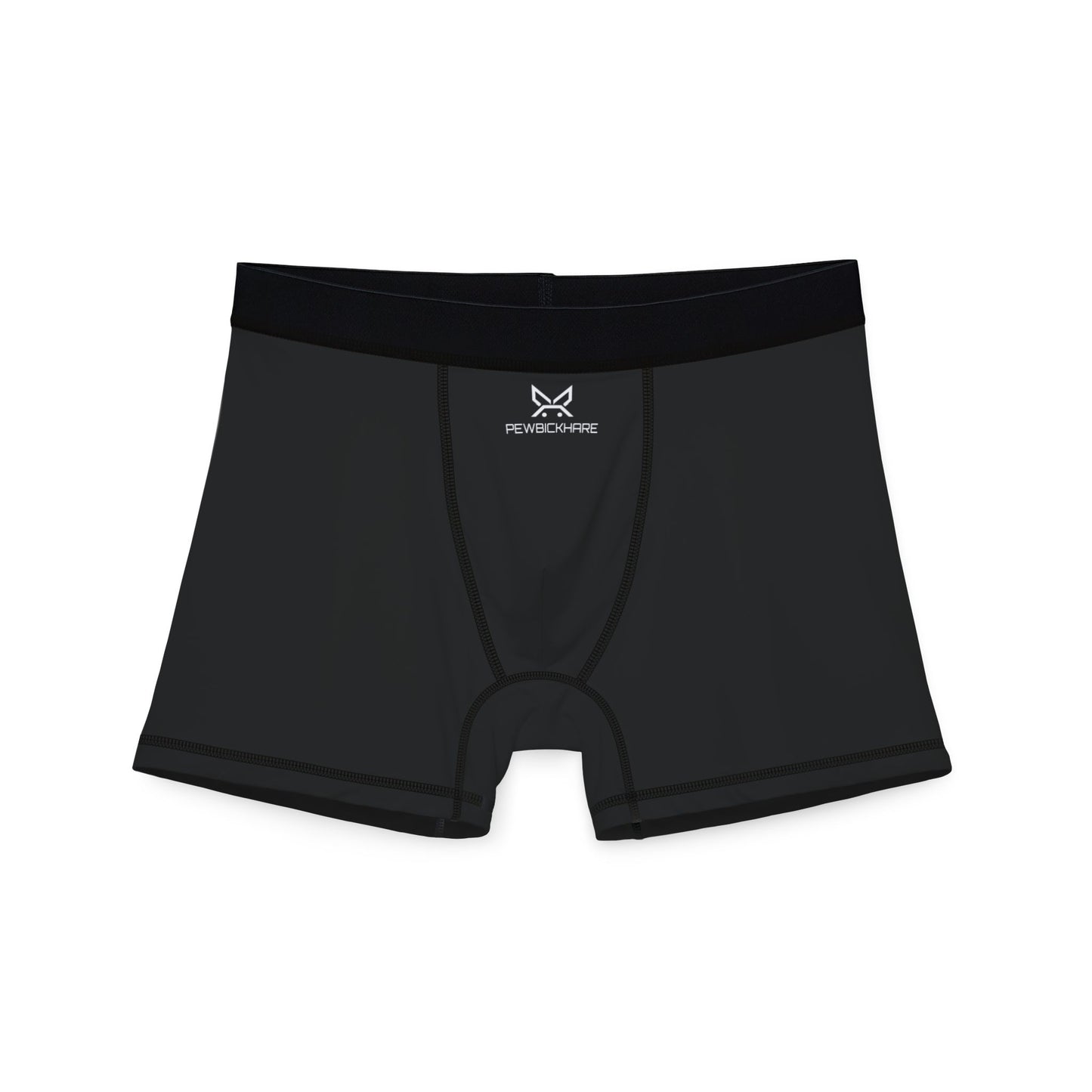 PBH "PEWBICKHARE UNDERWEAR - BLACK|WHITE LOGO" Men's Boxer Briefs