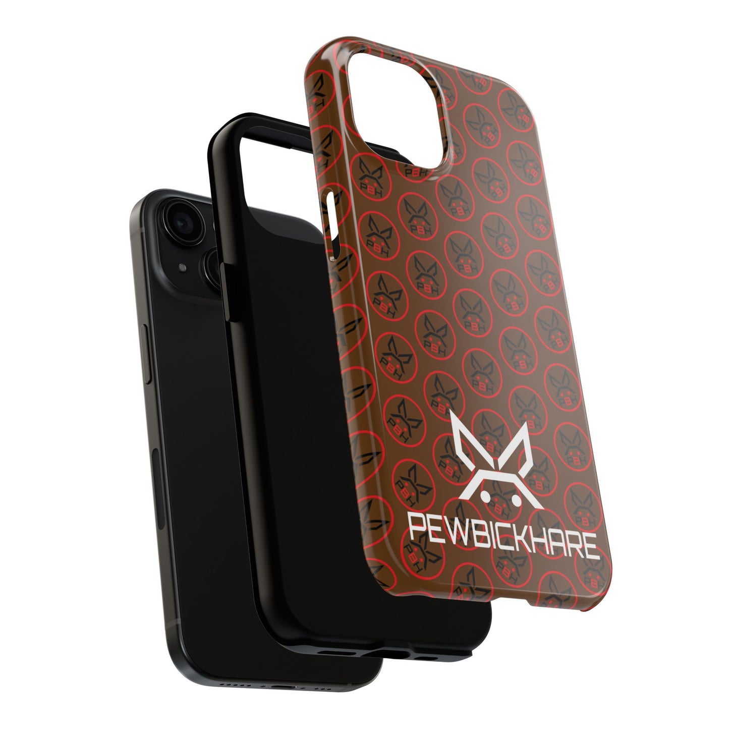 PBH Designer Phone Case - Dark Brown