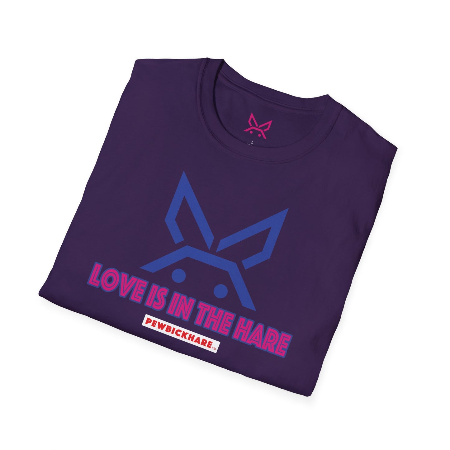 PBH "LOVE IS IN THE HARE" - (Hot Pink edition) - Original Unisex Cotton T-shirt