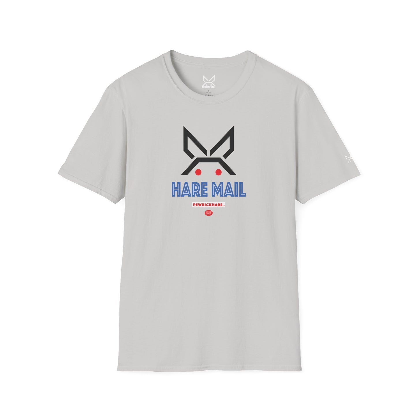 PBH "HARE MAIL" - (black edition) - Original Unisex Cotton T-shirt