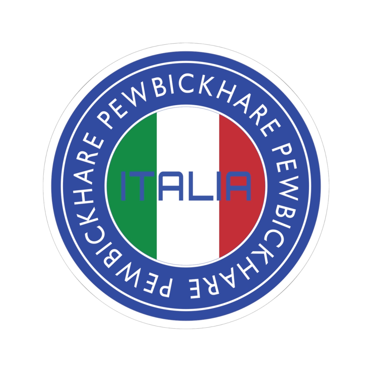 PBH: 'PEWBICKHARE ITALIA' Sticker