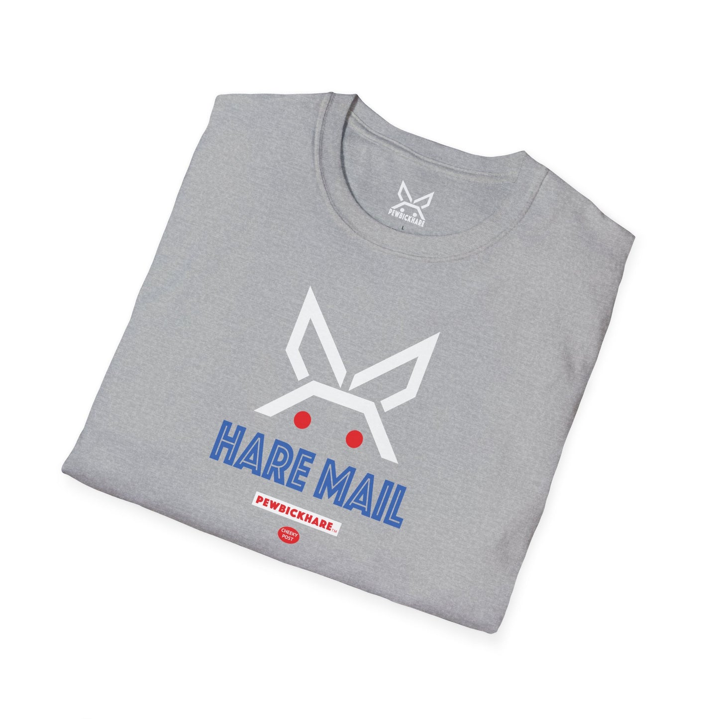 PBH "HARE MAIL" (white edition) - Unisex Cotton T-shirt