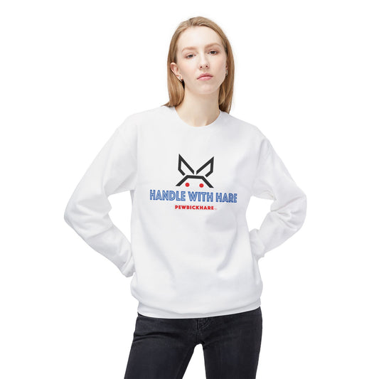 PBH: 'HANDLE WITH HARE' Crewneck Sweatshirt