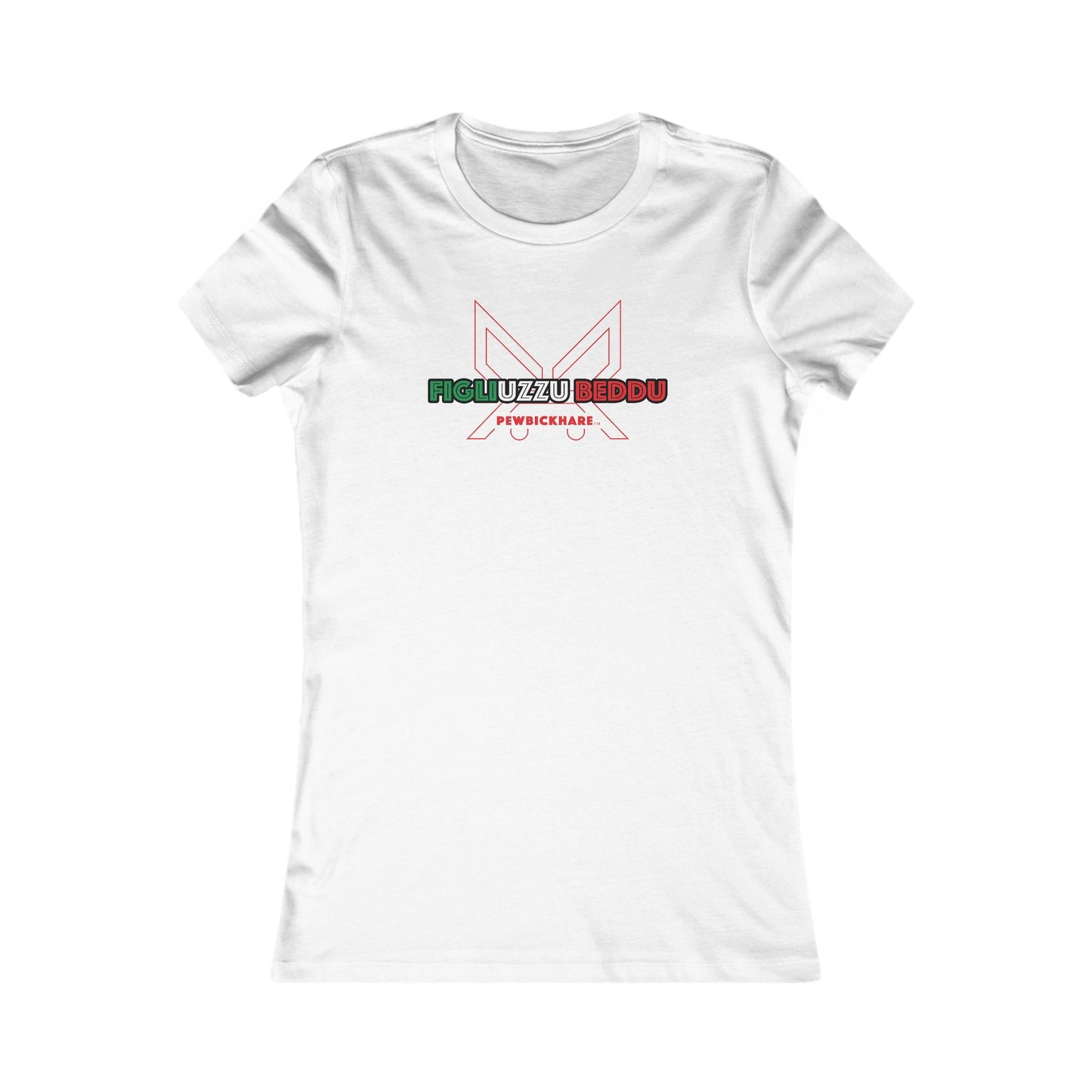 Girls Slim-Fit Graphic T-Shirt – FIGLIUZZU BEDDU – PEWBICKHARE Italian-Inspired Streetwear