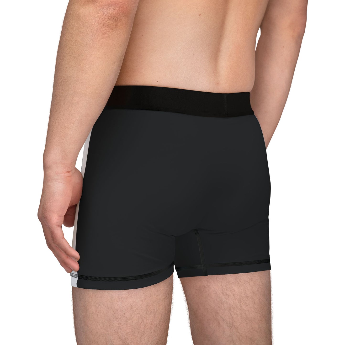 PBH "PBH UNDERWEAR - BLACK|WHITE STRIPE" Men's Boxer Briefs