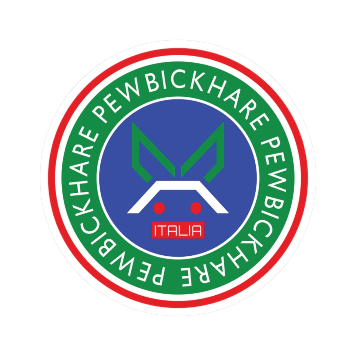 PBH: 'PEWBICKHARE ITALIA - 2' Sticker