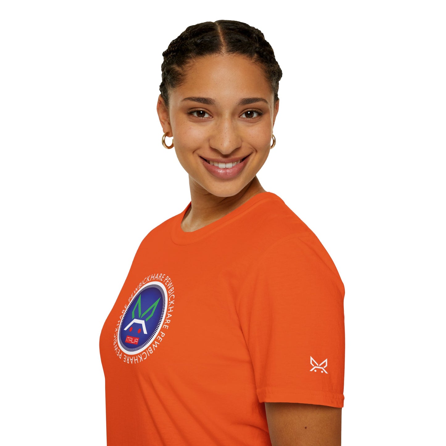 PBH "Circular text_ITALIA" - Original Unisex Cotton Crew T-shirt