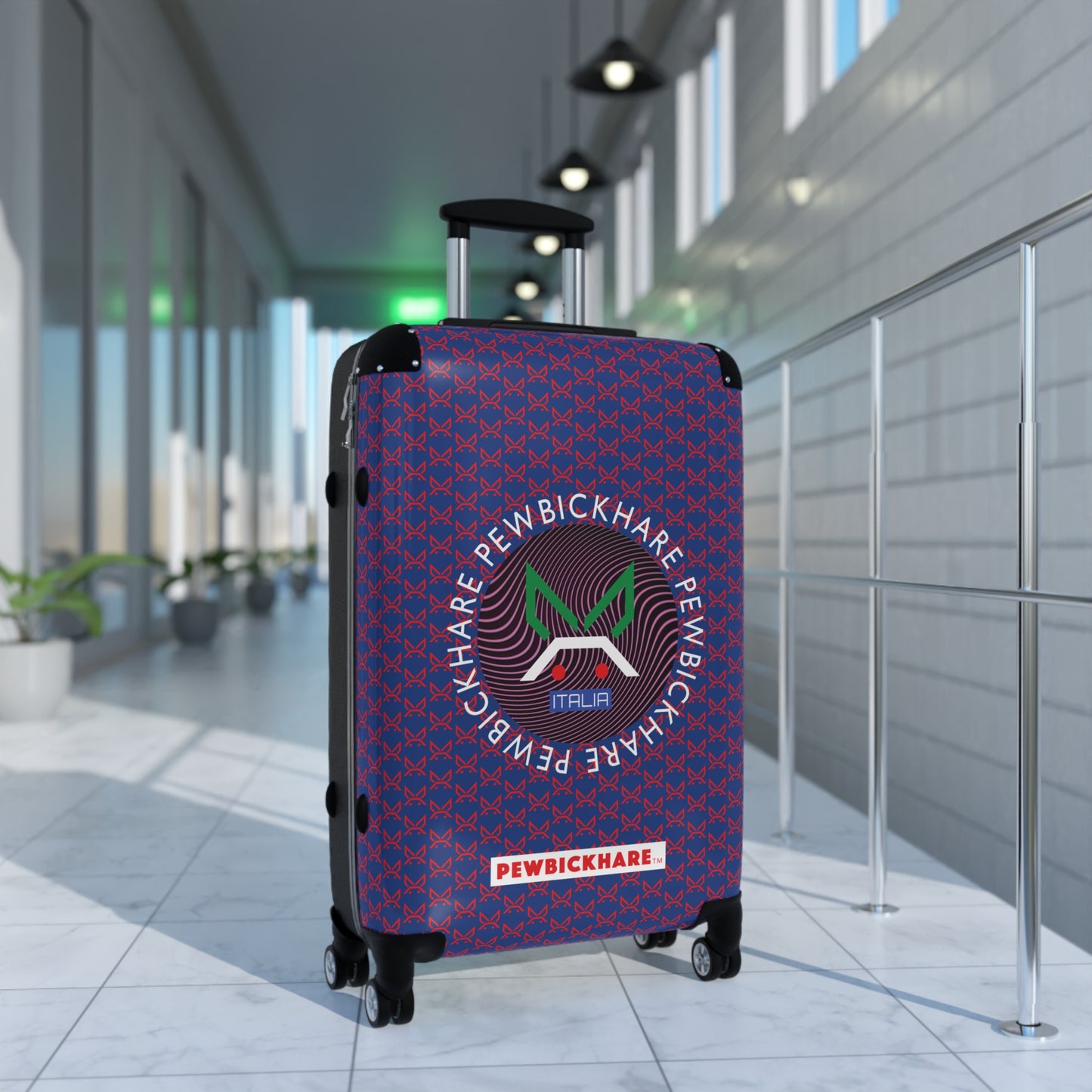 PBH - PEWBICKHARE ITALIA Design | Colorful Suitcase for Travel Lovers - BLUE